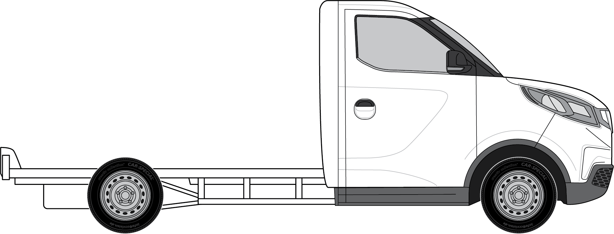 Maxus - eDeliver3 - Chassis Cabine